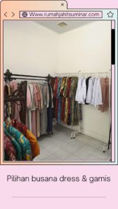 Pilihan busana dress dan gamis